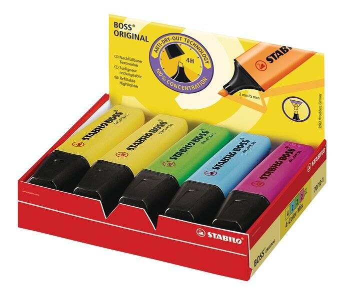 STABILO BOSS Original evidenziatore 10 pz Multi-7