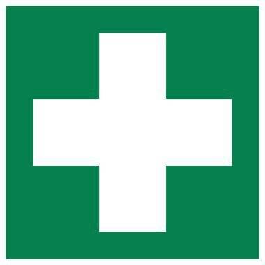Hinweisschild Erste Hilfe langnachleuchtend 200x200mm PVC (490274300)-2
