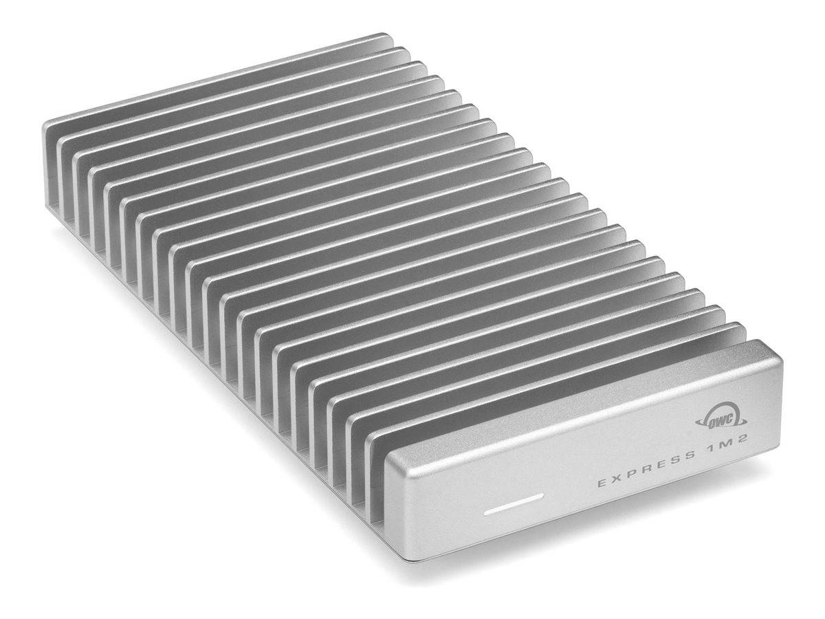 OWC Express 1M2 - SSD - 2 TB - extern (tragbar) - USB4 (USB-C Steckverbinder) - Silber (OWCUS4EXP1MT02)-0