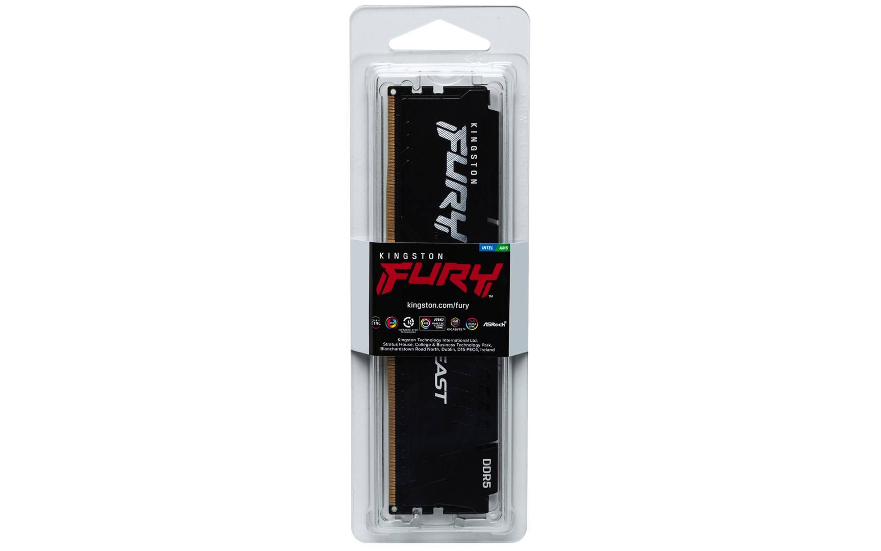 Kingston KF552C40BB2-32 FURY Beast 32GB DDR5 5200MTs CL40 DIMM Nero-1