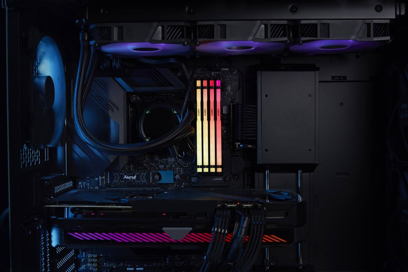 Kingston Technology FURY Beast 32GB 5600MT/s DDR5 CL36 DIMM (Kit di 2) RGB-2