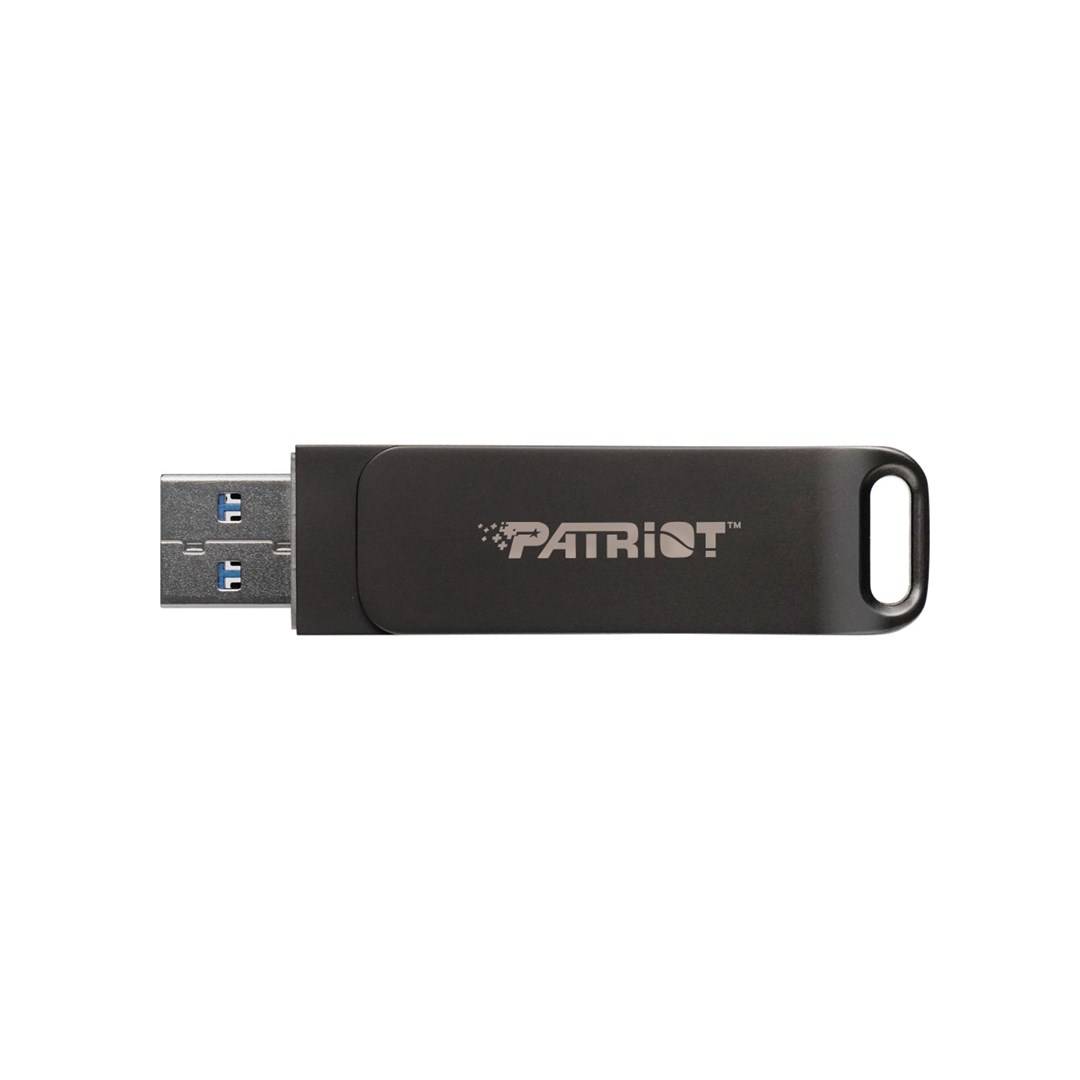 Flashdrive PATRIOT Rage R550 1TB 100 MB/S USB A+C Drehbares Design (PE1TR550DSAD) Schwarz (PE1TR550DSAD)-2