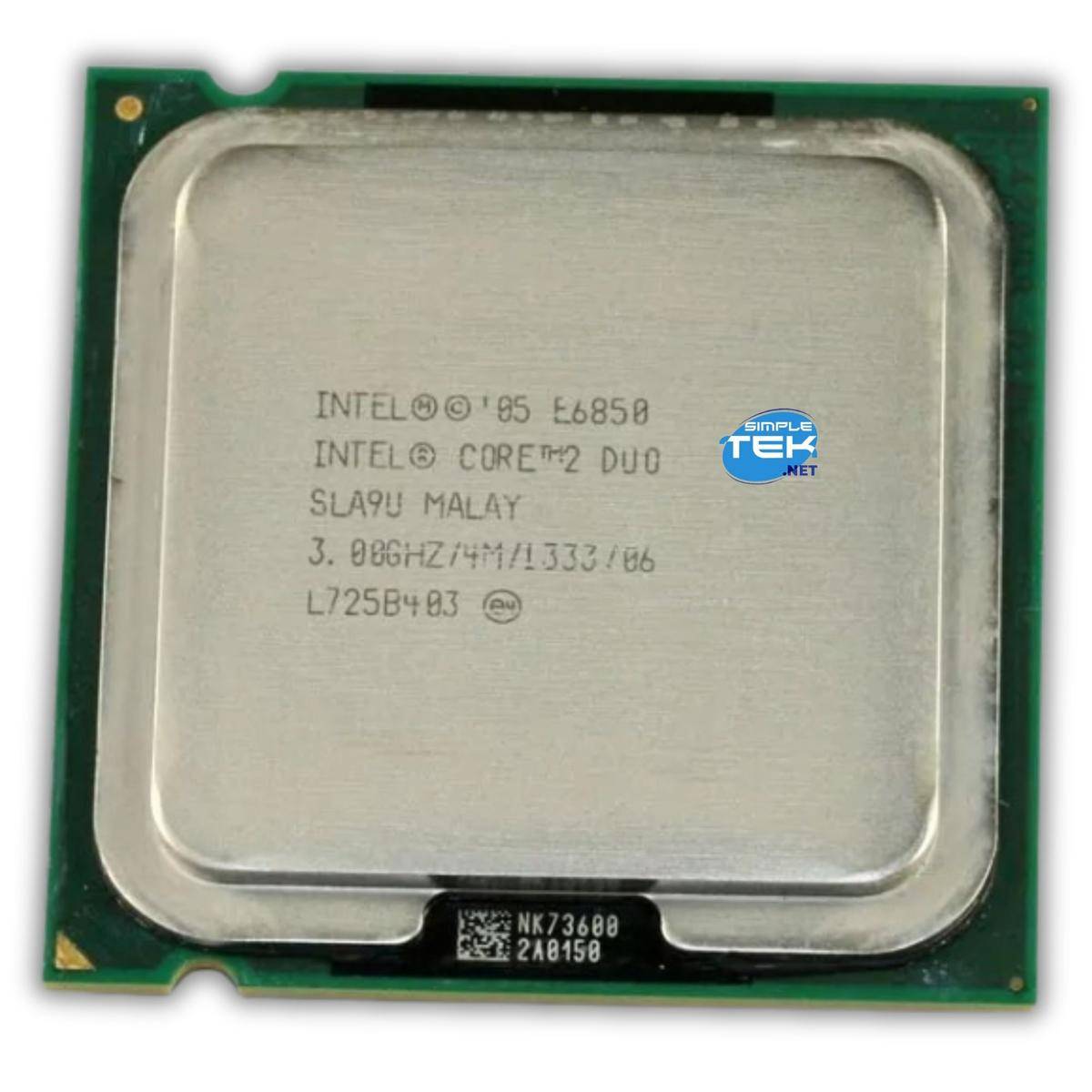 Intel Core 2 Duo E6850 Processore Cpu Sla9u Socket Lga775 3,00ghz 2c/2t-0