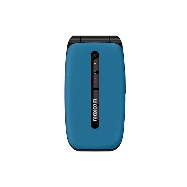 Maxcom Comfort MM828 4G Telefono a conchiglia blu con ampio display, pulsante SOS e connettività 4G