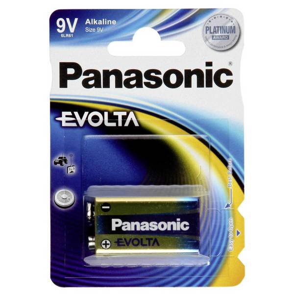 Panasonic Evolta Platinum 6LR61EGE/1BP - Batterie 1 x 9V Alkaline (00246899)