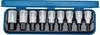 Gedore 6156250 Innen-Sechskant Steckschlüssel-Bit-Einsatz-Set 9teilig 1/2 (12.5 mm)