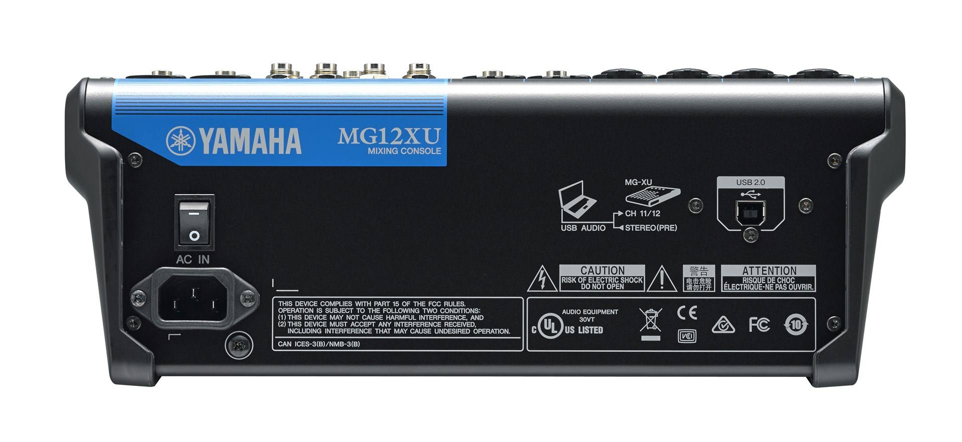Yamaha MG12XU audio mixer 12 channels-2