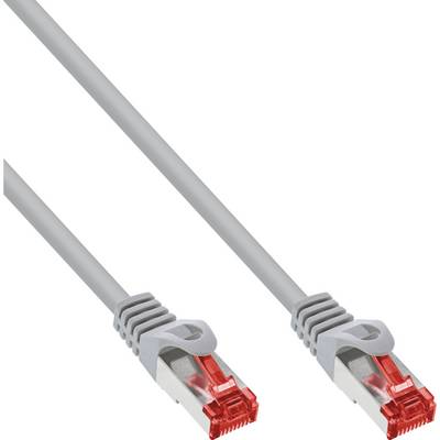 InLine Cavo patch Lan Cat.6 S/FTP(PiMf), 250MHz, grigio, PVC, CU, 125pz., 0,30m-0