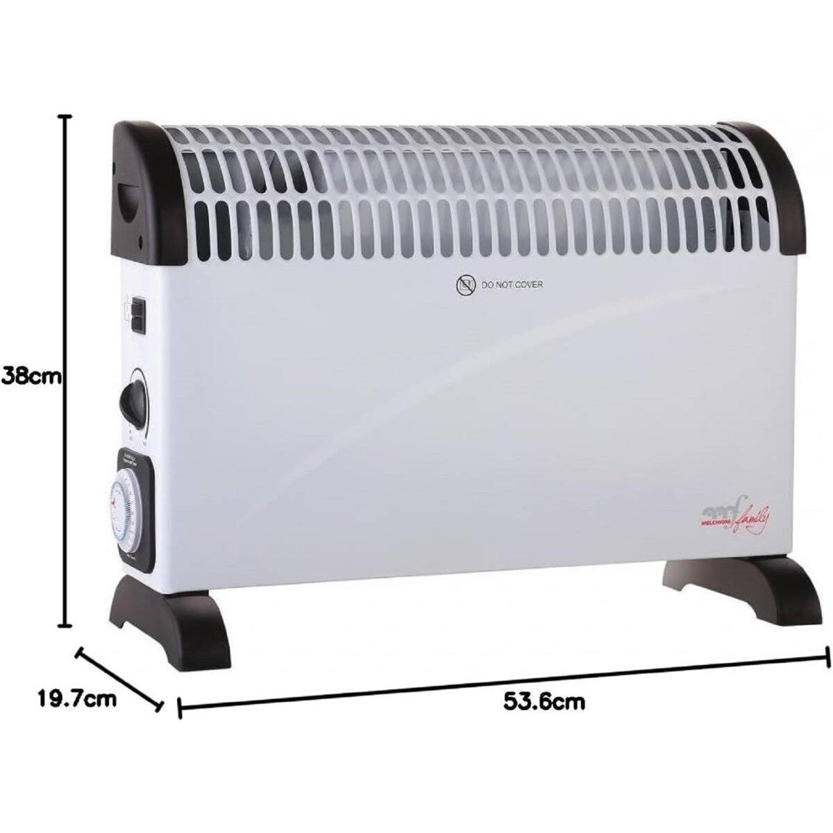 Termoconvettore Melchioni THERMAL 2000W Potenza riscaldante flessibile e regolabile per ogni stanza-1