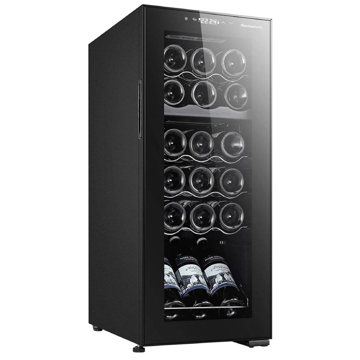 Cantinetta frigo per 18 bottiglie con doppia temperatura, compressore e vetro protezione UV VERMENTINO 18 C DUAL-0