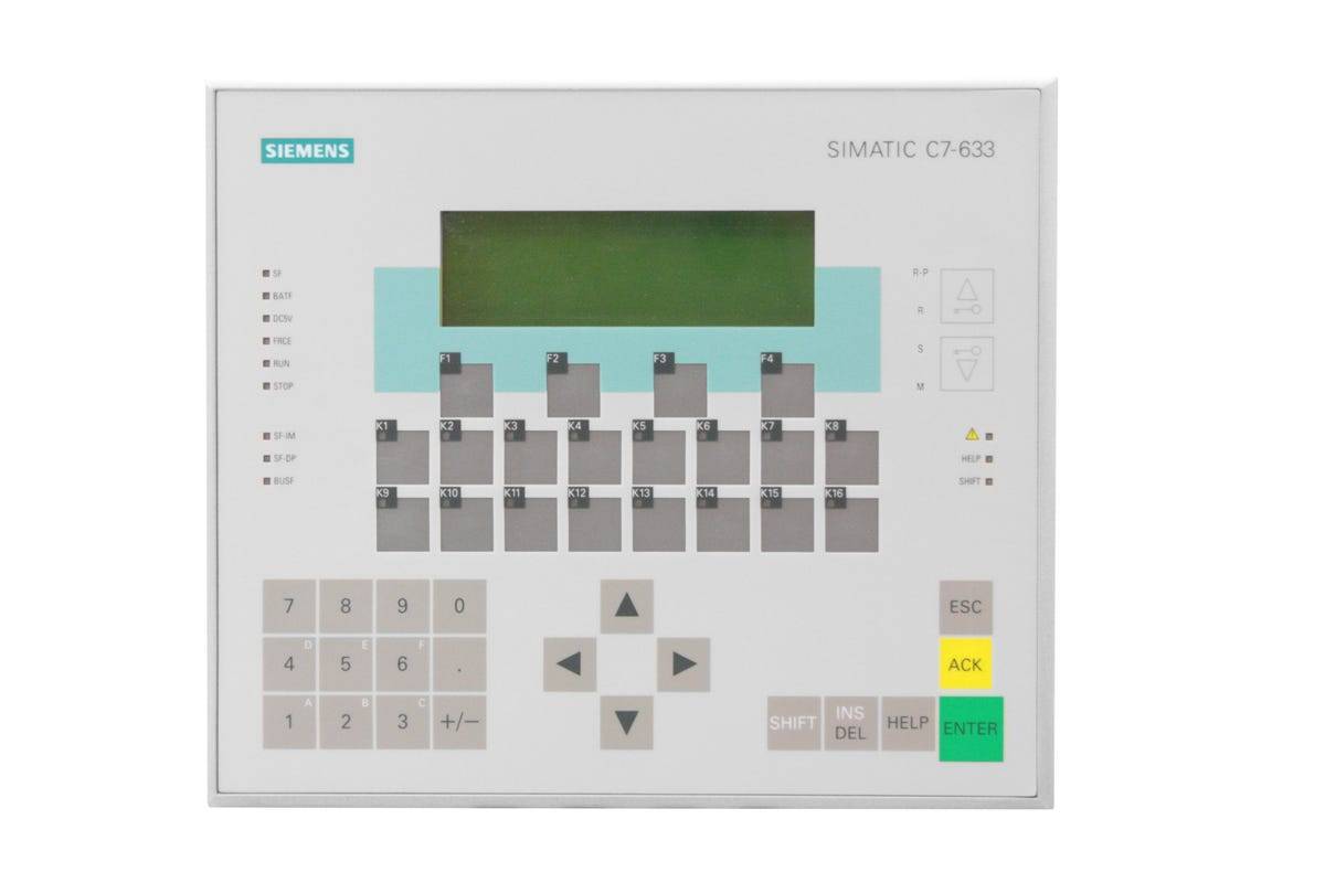 SIMATIC C7-633 DP, DISPOSITIVO COMPLETO CON COMPONENTI INTEGRATI: CPU S7-300 315-2DP, SIMATIC OP7 E-0