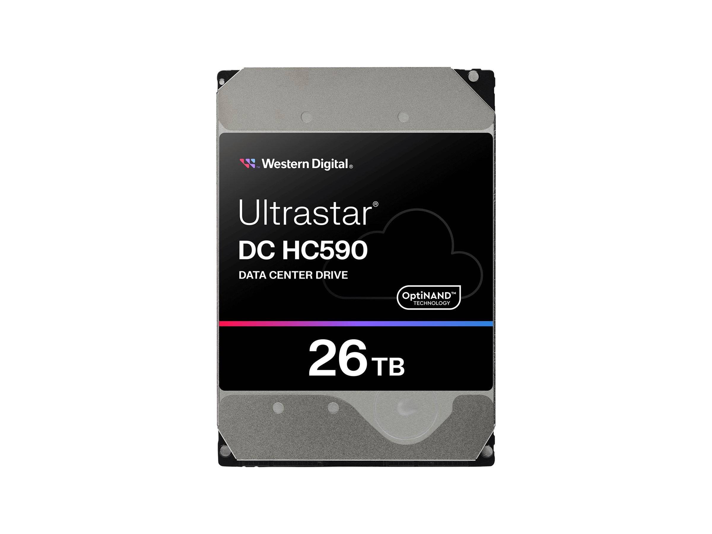 WD Ultrastar DC HC590 0F65672 - Festplatte - Datencenter - verschlüsselt - 26 TB - intern - 3.5" (8.9 cm) - SATA 6G-1