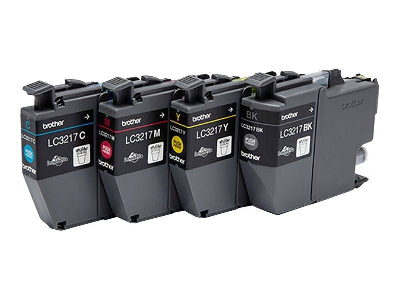 Brother LC3217 Value Pack - Confezione da 4 - Nero, Giallo, Ciano, Magenta-1