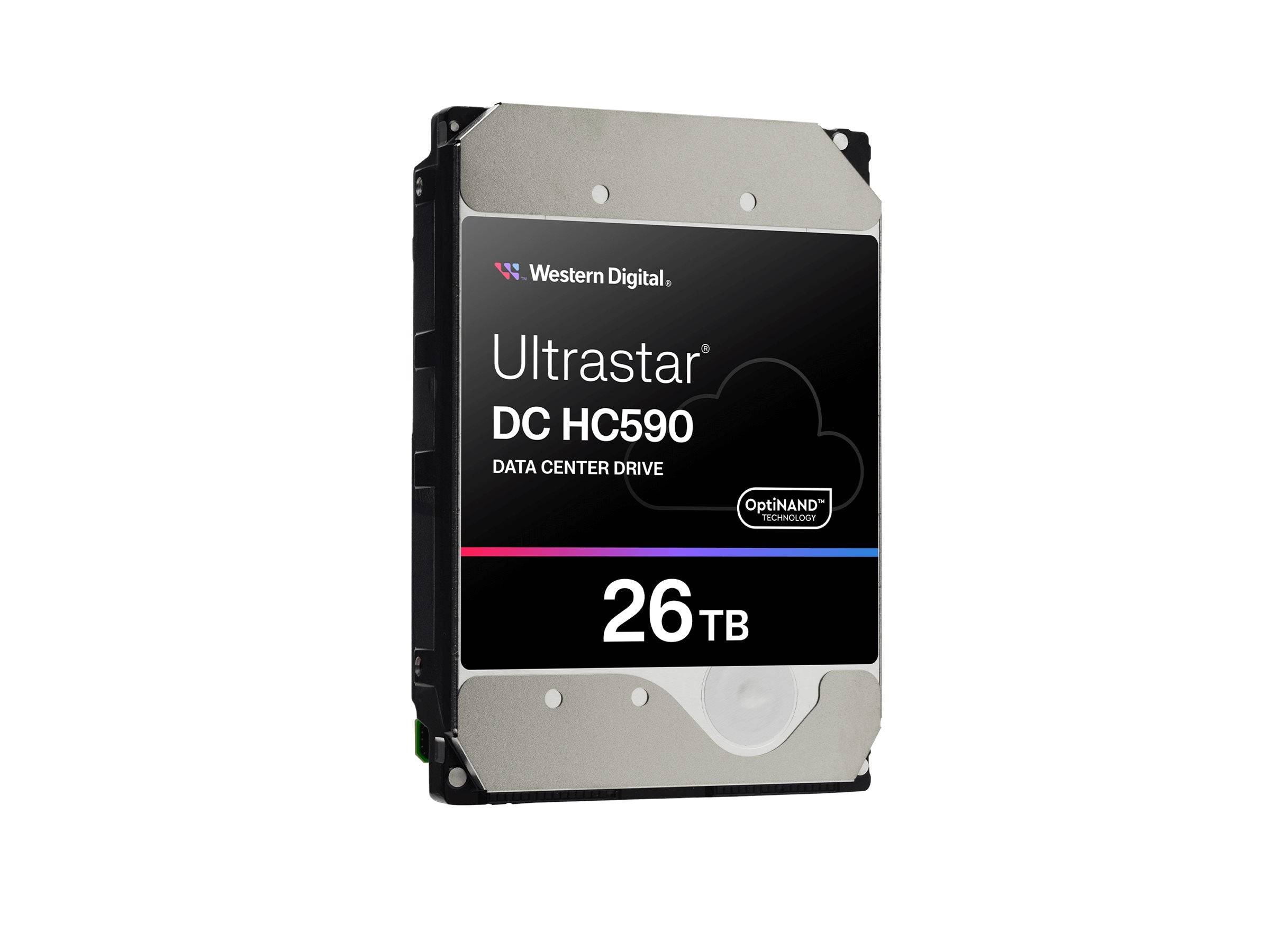 WD Ultrastar DC HC590 - Festplatte - Datencenter - 26 TB - intern - 3.5" (8.9 cm) - SAS 12Gb/s - 7200 rpm - Puffer:-1