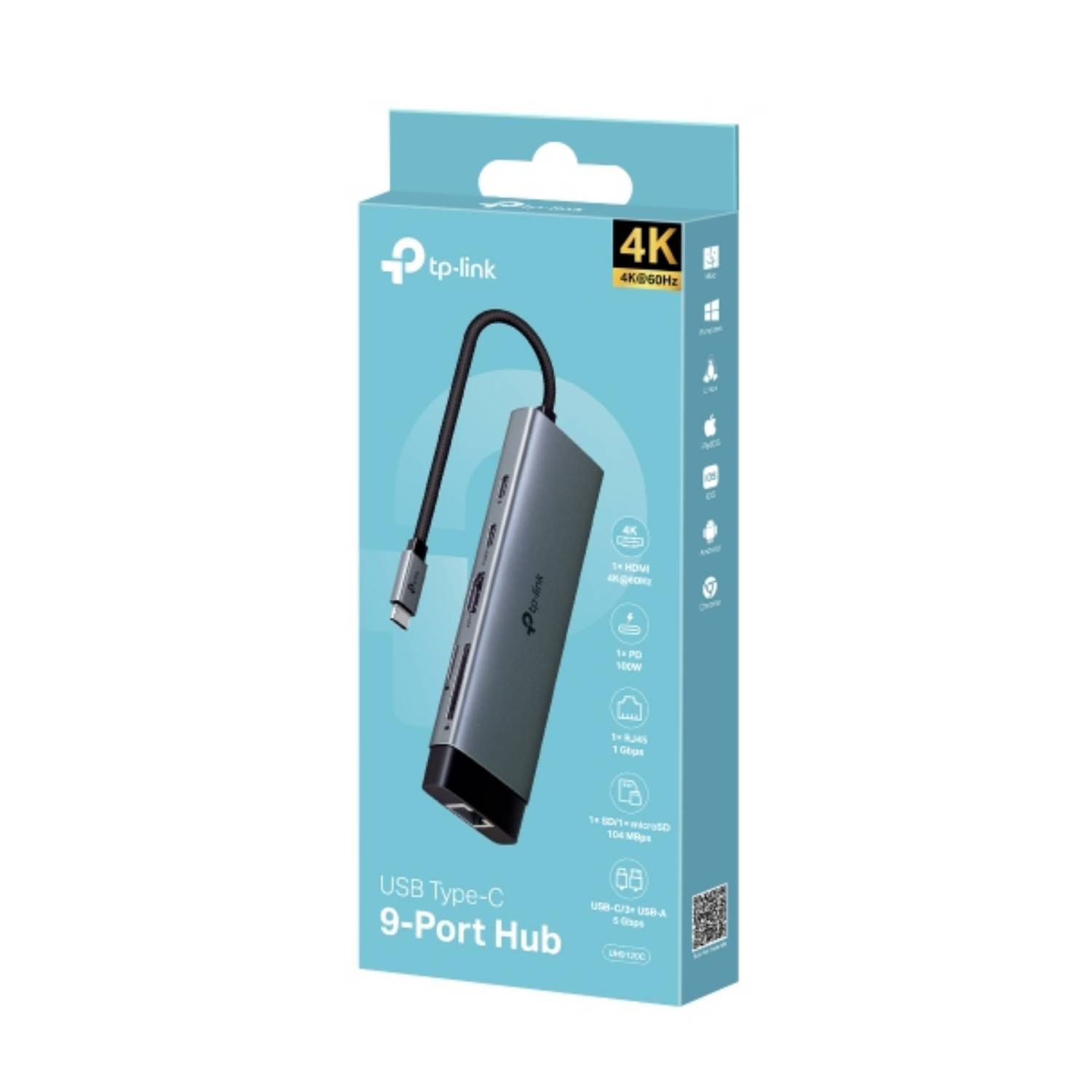 TP-Link UH9120C USB Type-C 9-Port Hub (UH9120C)-1