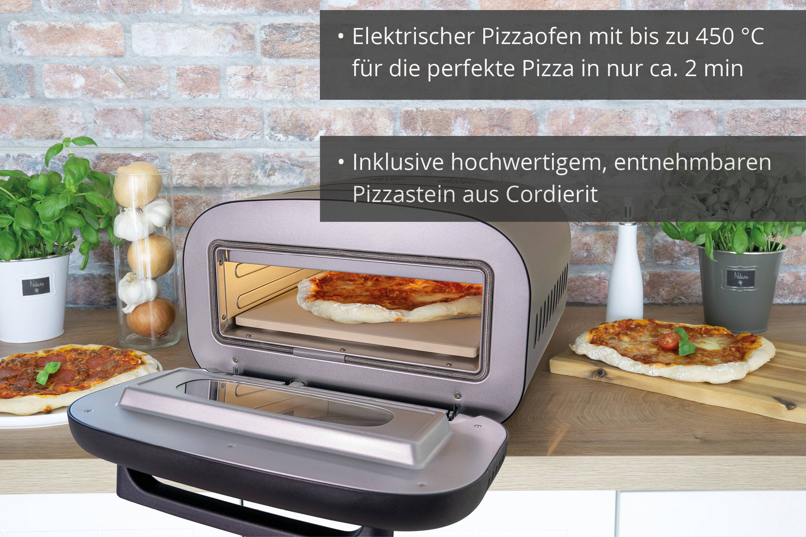 Unold 68805 macchina e forno per pizza 1 pizza(e) 1700 W Nero-2