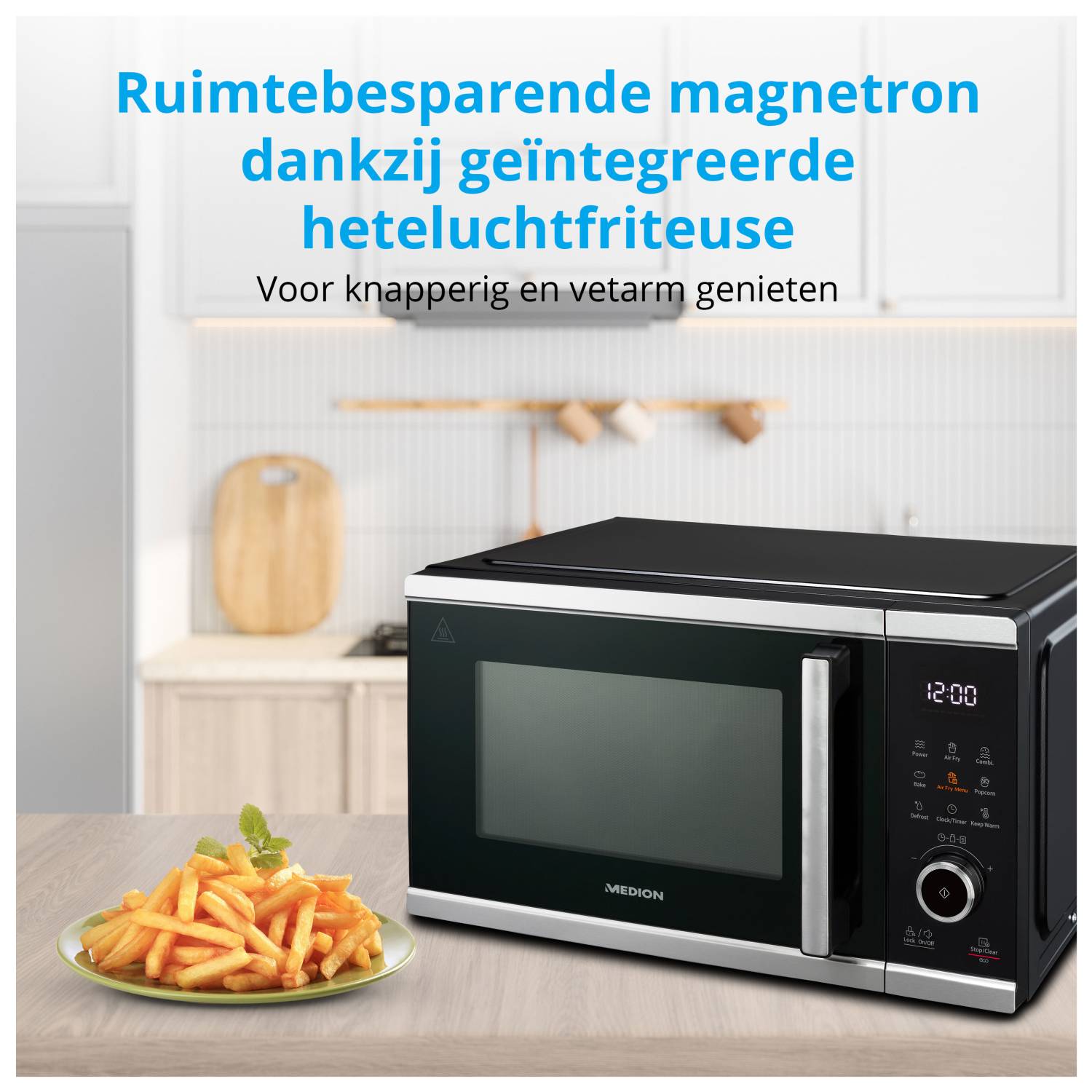 Microonde Medion MD 11499 con grill e friggitrice ad aria calda 25L-0