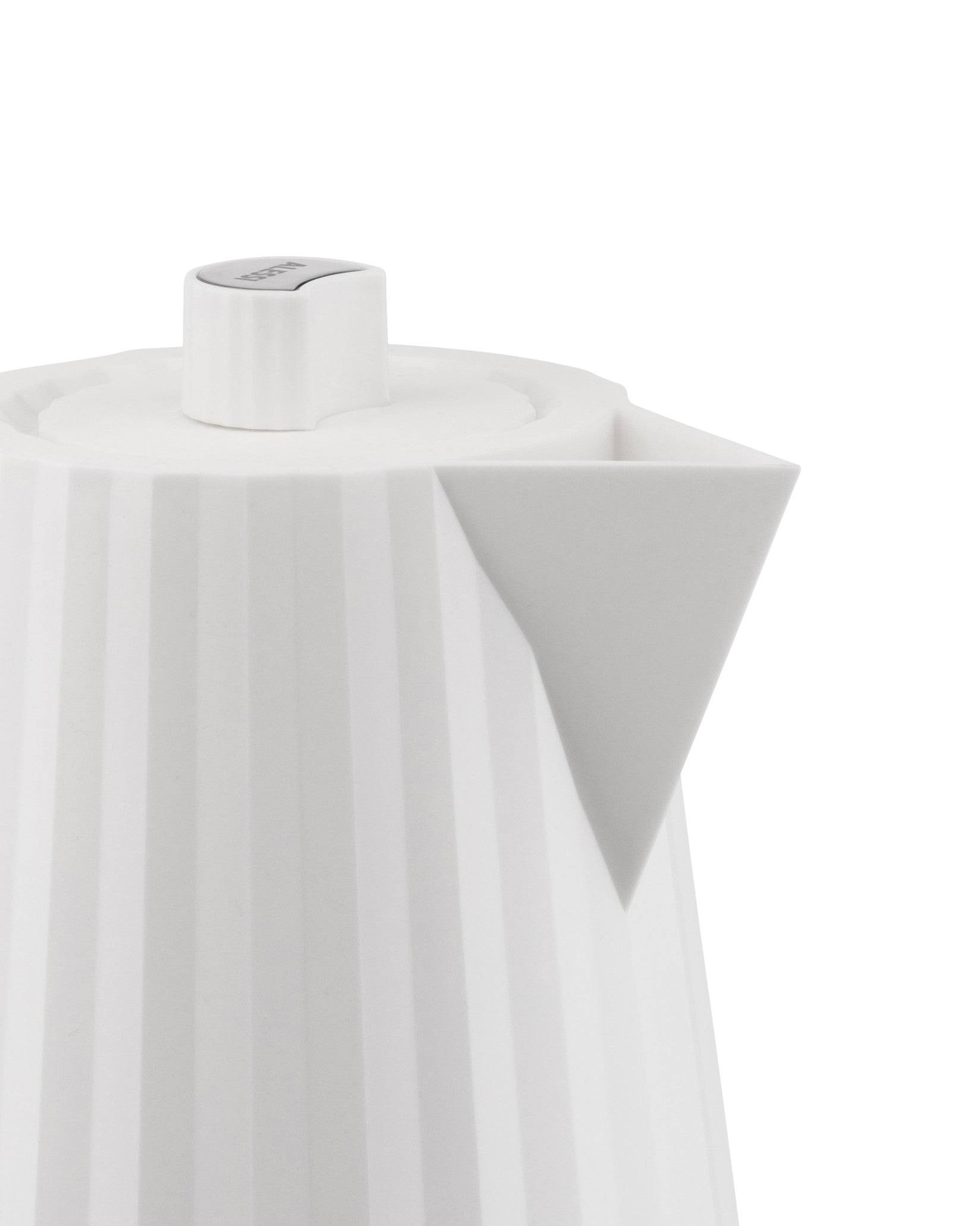 Alessi MDL06/1 W Plissè Bollitore Elettrico, 100 cl, Bianco-4