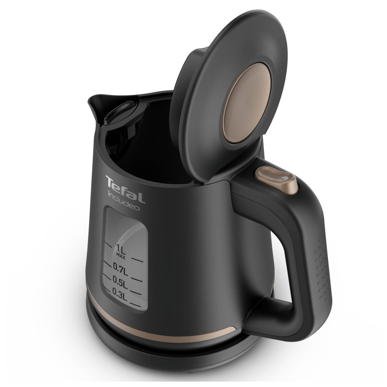 Tefal Includeo KI5338 - 1 l - 2400 W - Schwarz - Kunststoff - Wasserstandsanzeige (KI5338)-0
