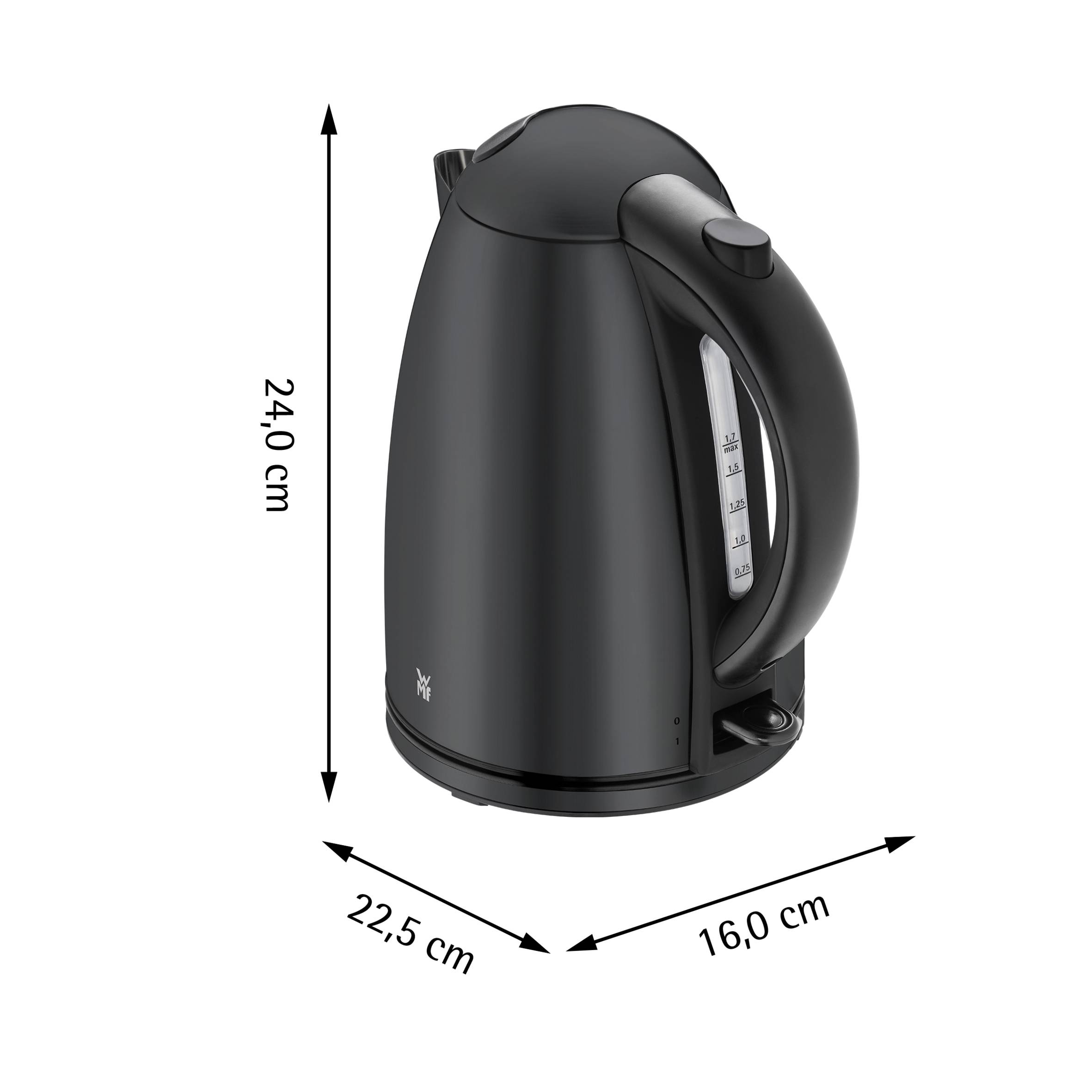 WMF Stelio 0413020072 bollitore elettrico 17 L 2400 W Nero-2