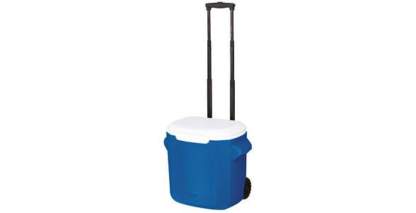 28QT Borsa frigo portatile con ruote Performance blu bianco-2