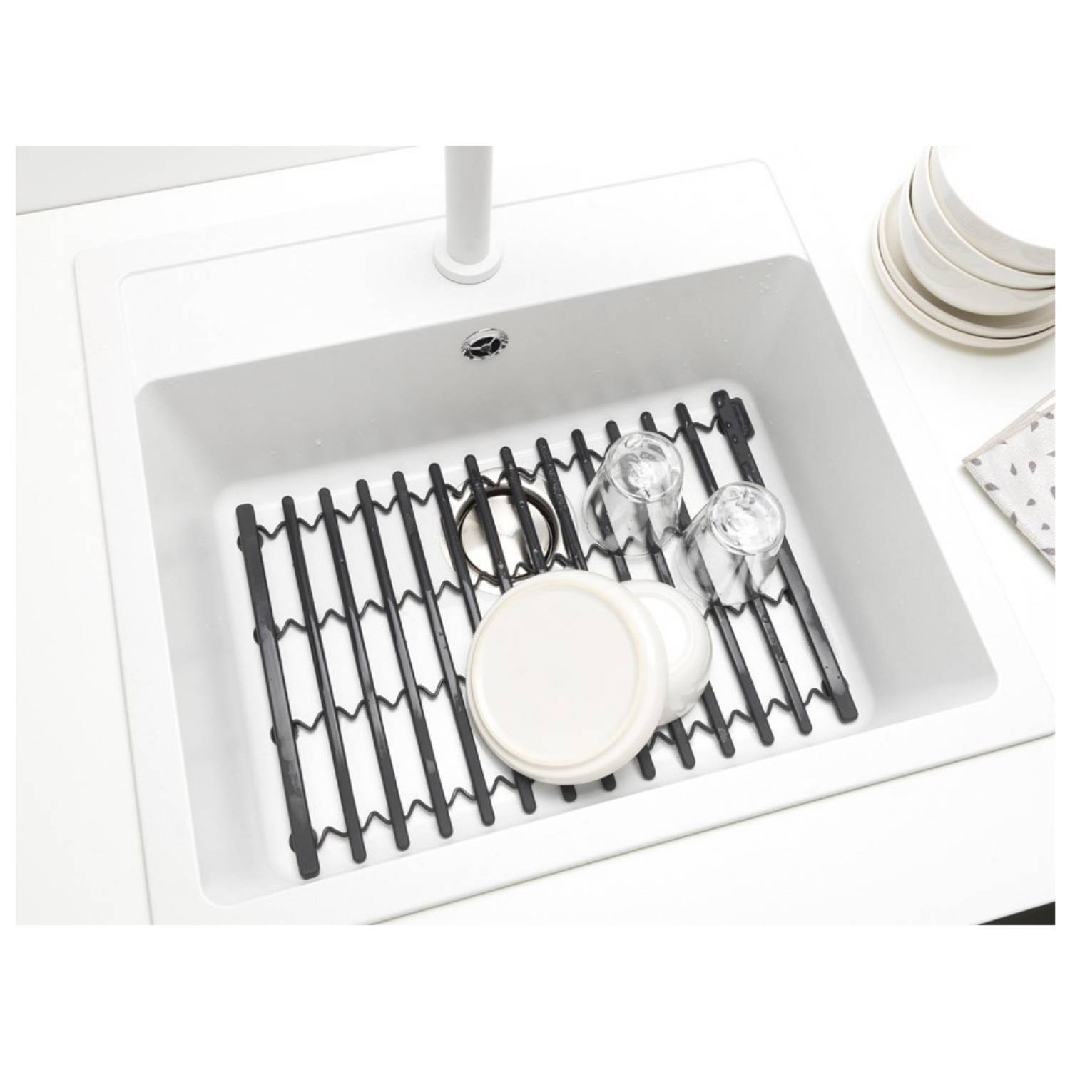 Brabantia Spülmatte Silicon Dark Grey (302589)-1