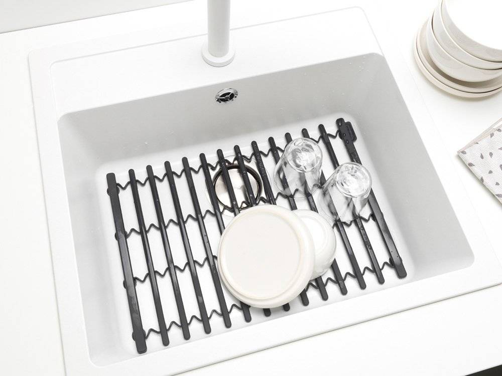 Brabantia Spülmatte Silicon Dark Grey (302589)-3
