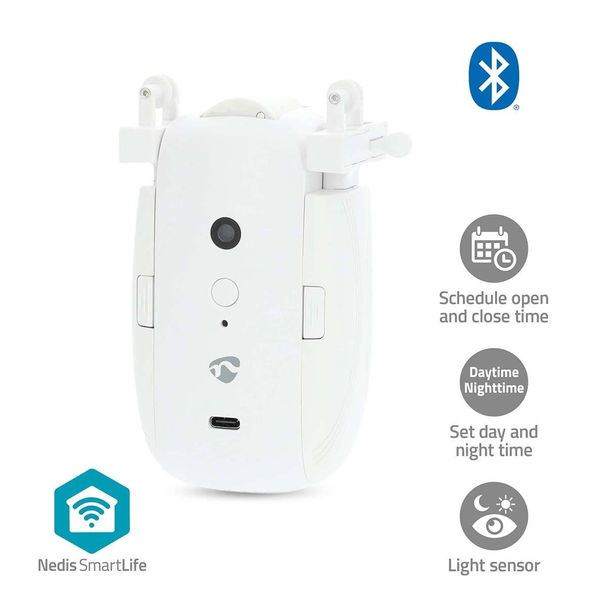 SmartLife Curtain robot I-rail U-rail curtain rail battery operated-0