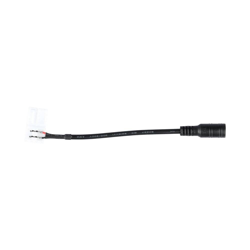 V-TAC Connettore Clip 2 Pin Jack Strip LED 5050 10mm Cavo 105mm-0