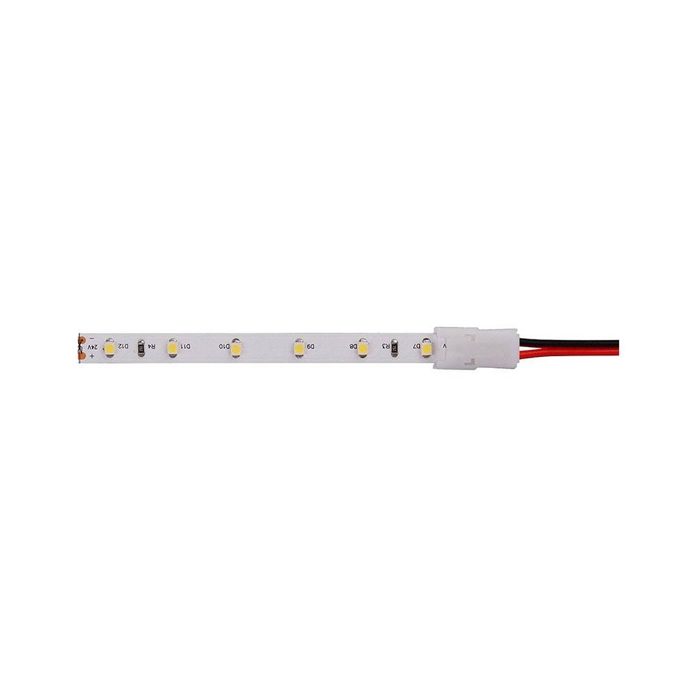 V-TAC Connettore Clip 2 Pin Strip LED Monocolore 10mm Fili a Saldare 160mm-1