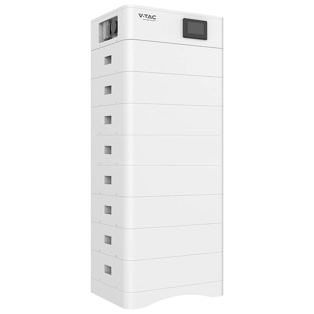 V-TAC Kit Accumulo HV 40.96kWh LFP 409.6V 100Ah 50A CEI 0-21 Bianco IP65-0