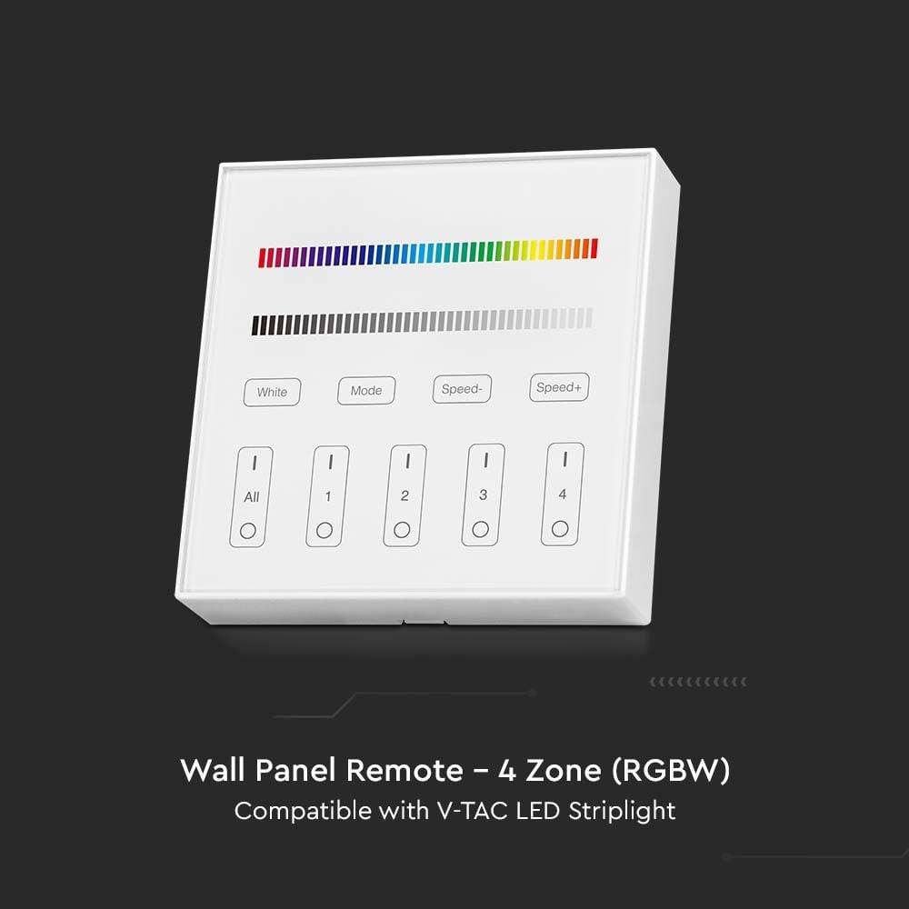 V-TAC Pannello di Controllo RF 2.4 GHz per Strip LED RGB RGBW 4 Zone-3