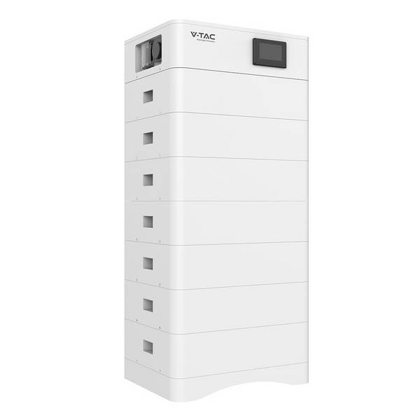 V-TAC Kit Accumulo HV 35.84kWh LFP 358.4V 100Ah 50A Bianco CEI 0-21 IP65