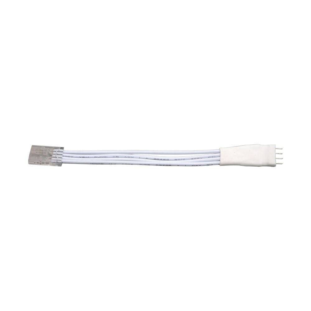 V-TAC Connettore Flessibile Per Alimentazione Strip LED COB a 4 Pin Lunghezza 125mm-0