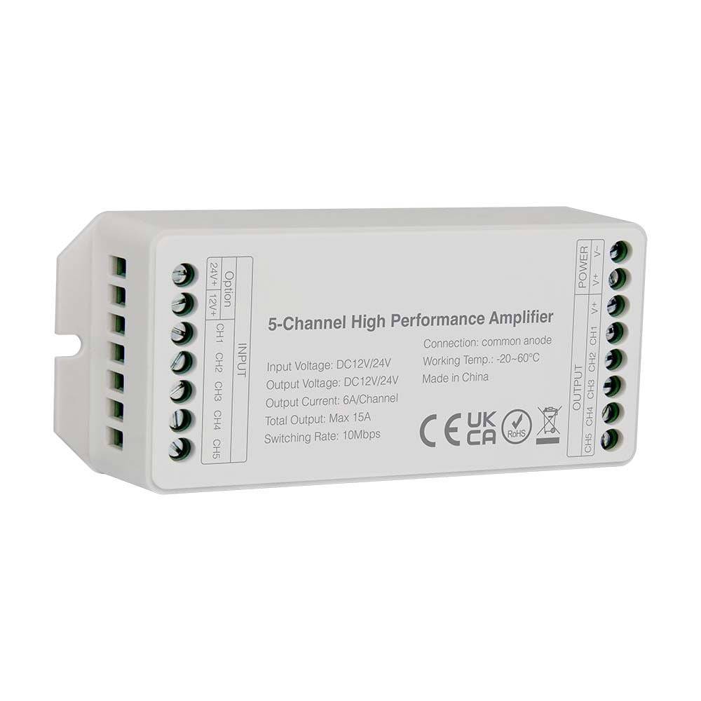 V-TAC Amplificatore di Segnale Strip LED RGBCCT 12-24V 15A-0