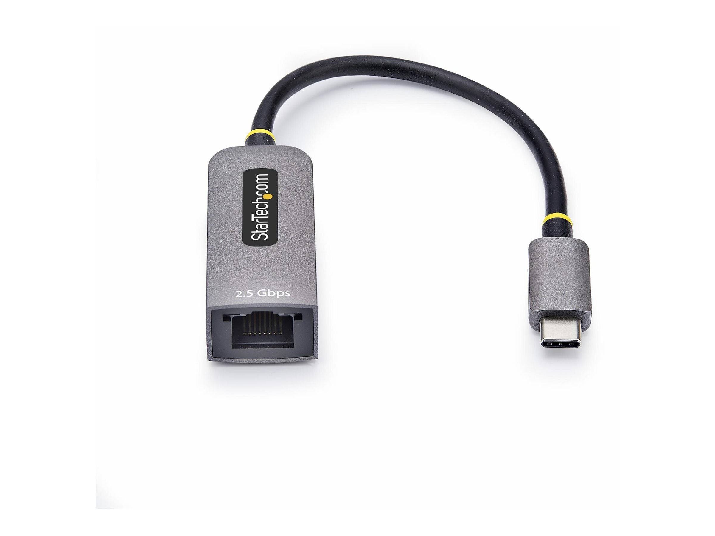 StarTech.com Adattatore Ethernet USB C, Convertitore di Rete/NIC NBASE-T 2.5/1GbE da USB Type-C 3.0 a RJ45. Co-0