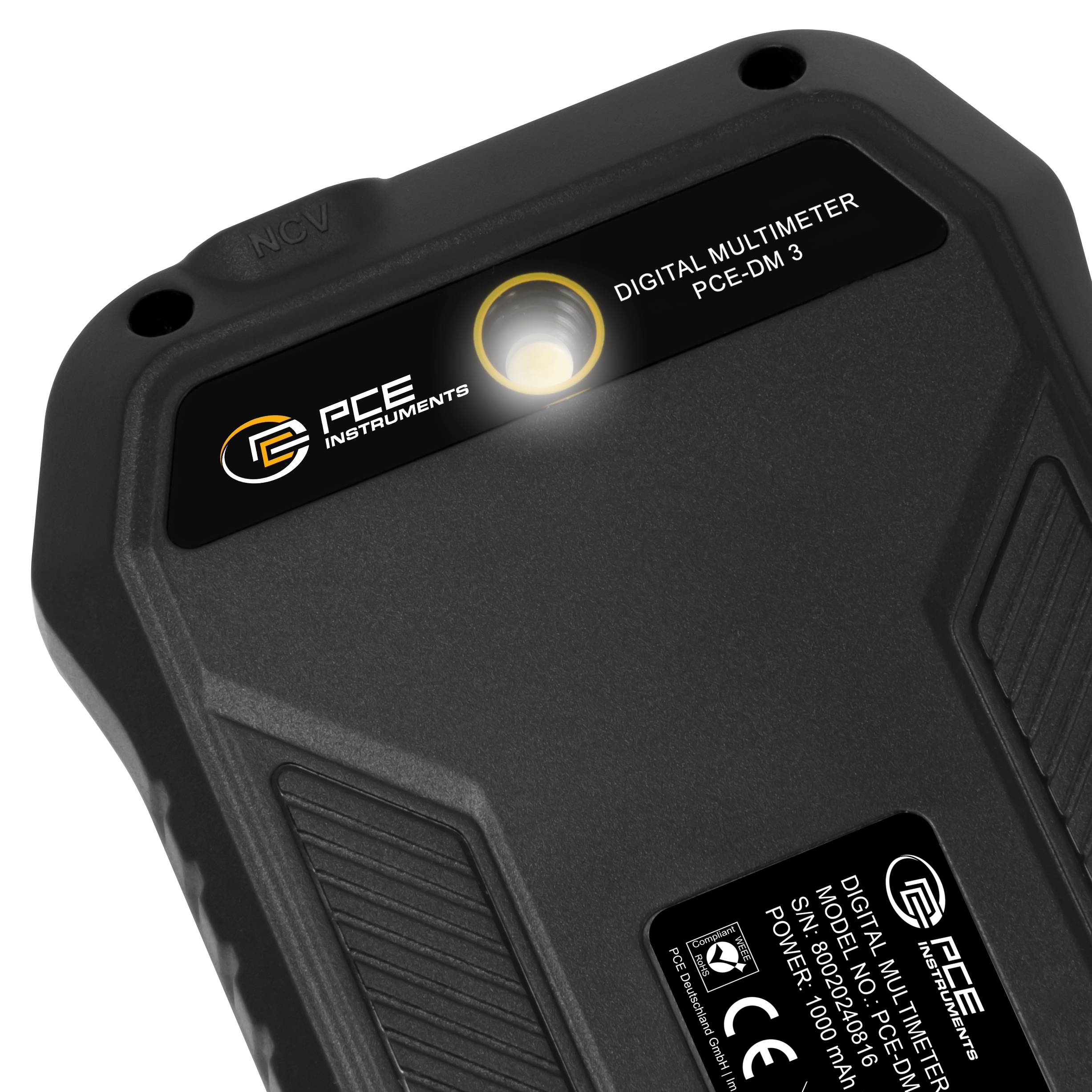 PCE Instruments PCE-DM 3 Multimetro portatile digitale Data logger CAT III 1000 V Display (Counts): 9999-2