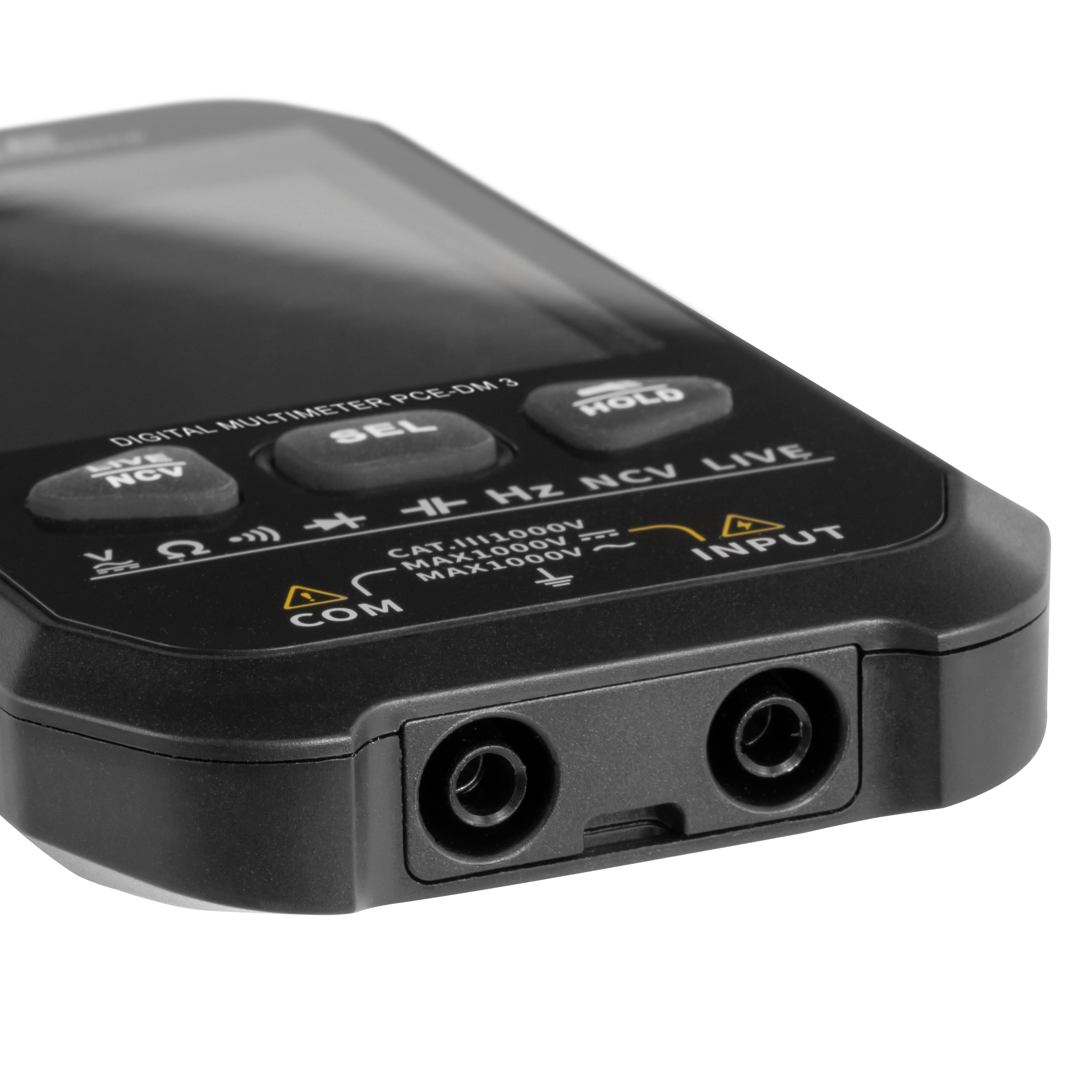 PCE Instruments PCE-DM 3 Multimetro portatile digitale Data logger CAT III 1000 V Display (Counts): 9999-4