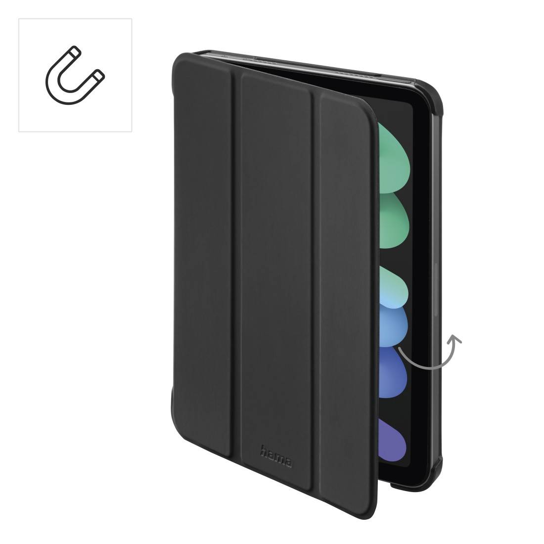 Hama Tablet-Hülle Fold für Apple iPad mini 8.3 (2024), Schwarz (00222019)-2