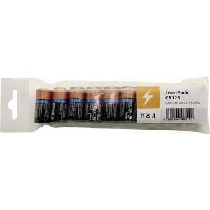 Duracell Fotobatterie CR-123A Lithium Ultra DL123A 3 V 10 St. (B123DMULTI10)-0