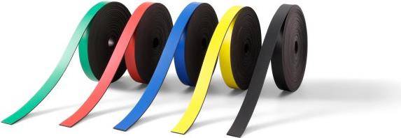 NOBO Magnetbandstreifen (B)5 mm x (L)2 m, blau für Planngstafeln, zur Kennzeichnung von Projekten und (1901108)-0