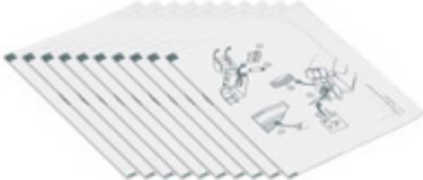 Datacard - Druckerreinigungskarte (Packung mit 10) - für Datacard CD810, SD260S, SP25 Plus, SP35, SP35 Plus, SP55, SP55