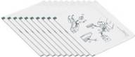 Datacard - Druckerreinigungskarte (Packung mit 10) - für Datacard CD810, SD260S, SP25 Plus, SP35, SP35 Plus, SP55, SP55-0