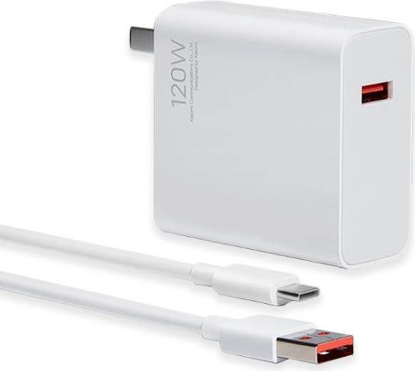 Xiaomi - HyperCharge Original - Typ-C Kabel - 120W - Weiss - Schnellladegerät laden Reiseadapter EU-Stecker (MDY-13-EE)-0