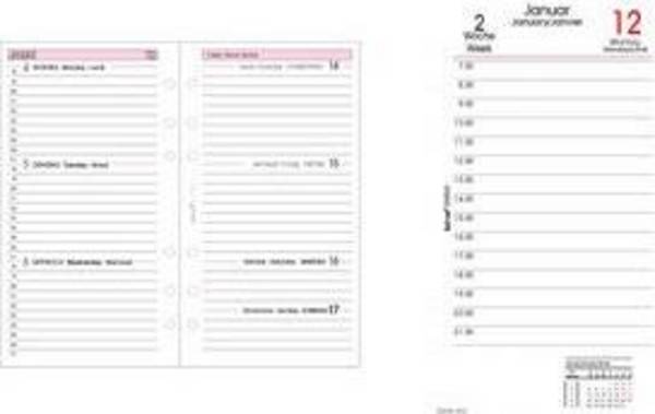 Rilega calendario 2025 A6 1W/2S