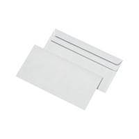 MAILmedia Briefumschläge DIN Lang, selbstklebend, 75 g-qm - ca. 4,2 g, weiß, holzfrei, Offset, ohne Fenster (22144-0)-0