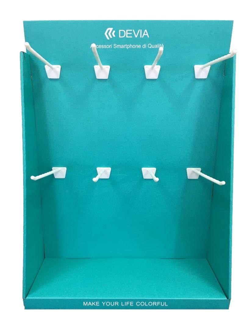 Espositore da Banco 8 Ganci Devia in cartone 391x541x135 mm-0