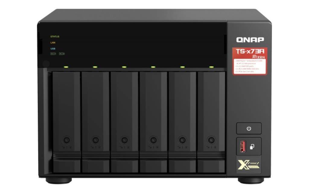 NAS assemblato QNAP Tower TS-873A-8G 16TB (8x2TB) con HDD WD Ultrastar-0