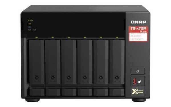 NAS assemblato QNAP Tower TS-673A-8G 24TB (6x4TB) con HDD Seagate IronWolf Pro