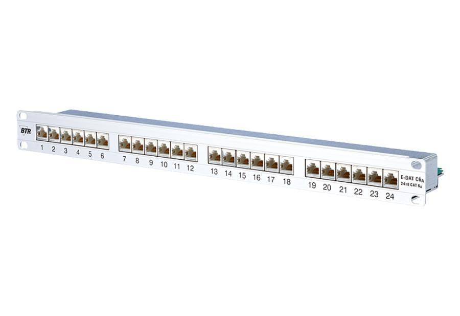 METZ CONNECT E-DAT C6A Pannello patch 24 porte 1U LSA-0